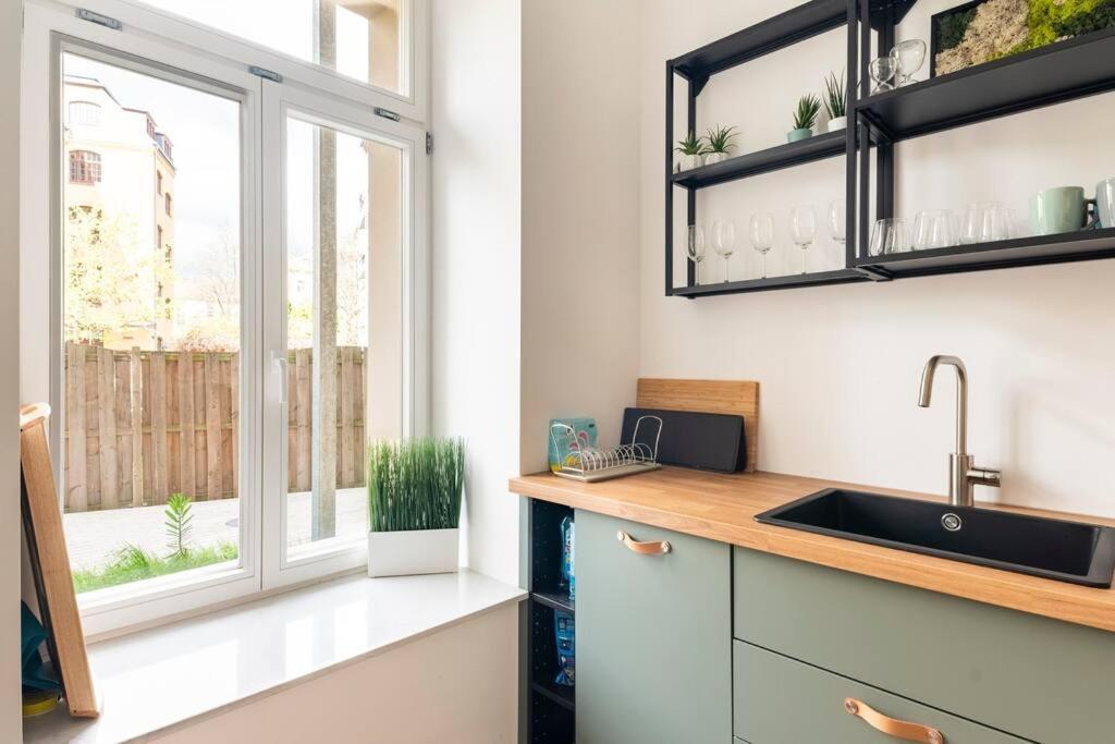 Apartament Wohlfuehloase Im Hippen Leipziger Osten Lipsk